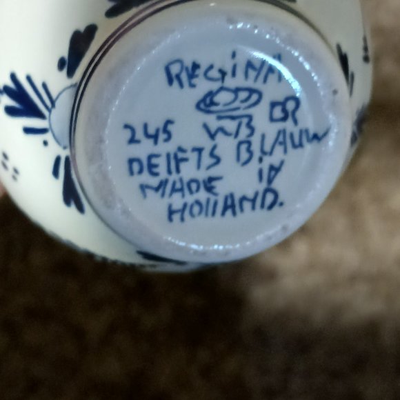 Deft Regina small 4" Creamer Pitcher Made in Holland - Picture 12 of 16